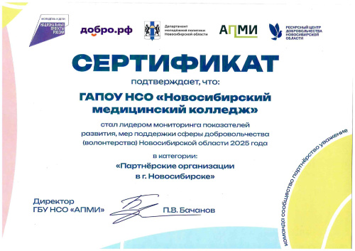 Лидер партнерского волонтерства Новосибирска — 2025